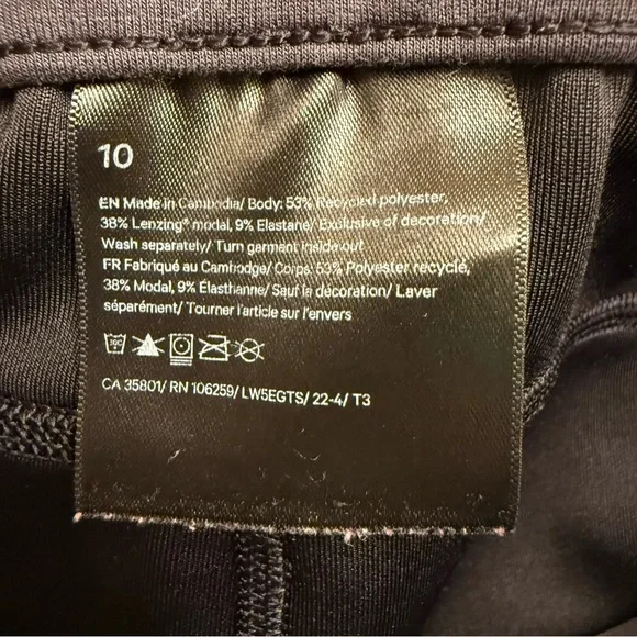 P77 - lululemon athletica Charcoal Softstreme Straight Leg Pants - Picture 4 of 6